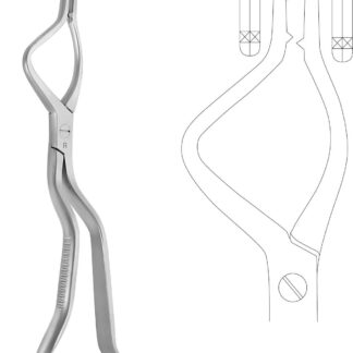 48-362-02-07  ~ REPOSITIONSZANGE, RE., ERWACHS., 23 CM ~