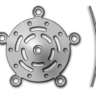 50-310-27-71  ~ BURR HOLE COVER, 1,5MM, D 17MM ~