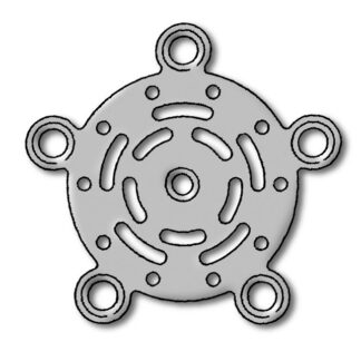 50-311-17-09  ~ BURR HOLE COVER, 2,0, D17MM, 0,6MM ~