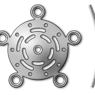 50-311-27-71  ~ BURR HOLE COVER, 2,0MM, D17MM ~