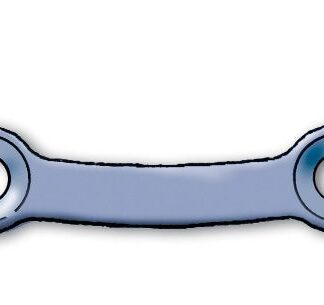 50-332-06-09  ~ MINI SAGITTAL-PL,6-L,STEG-L,RB 1,0MM ~