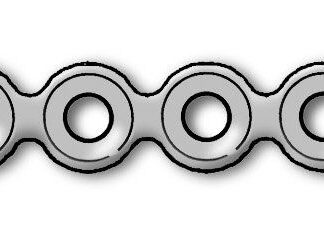 50-405-17-71  ~ MINIPL. 2,0, 20-LOCH, GERADE, 1MM ~