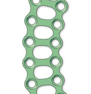 50-723-12-71  ~ MINIPLATTE 2 X 6-LOCH GEBOGEN T=1,0 MM ~