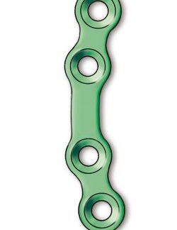 50-730-04-09  ~ FRAKTURPL.4-LOCH GEBOGEN KURZ T=1,5MM RB ~