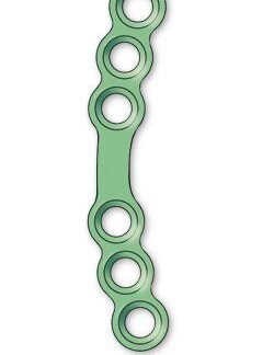 50-730-06-71  ~ MINI SAG. PLATTE 6-LOCH KURZ, T=1MM STER ~