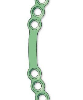 50-732-06-71  ~ MINI SAG.PLATTE 6-LOCH LANG.STEG T=1,0MM ~