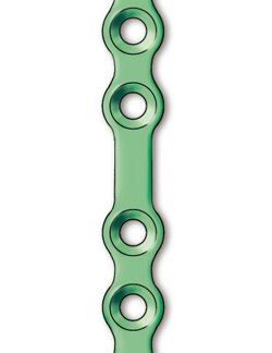 50-766-06-09  ~ FRAKTURPL.6LOCH GERADE M.STEG T=2,0MM RB ~