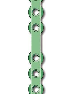 50-796-06-71  ~ FRAKTURPLATTE 6-LOCH GERADE M.STEG T=3 ~