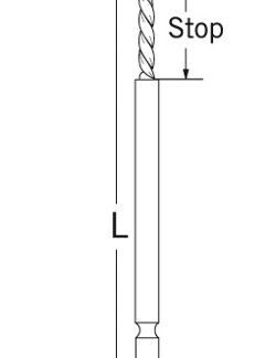 50-810-05-07  ~ VORBOHRER 0,7X40X5 MM FUER BOS DRILL ~