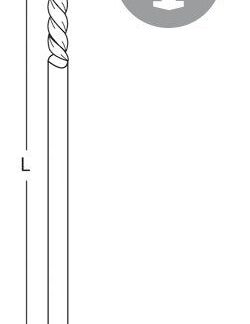50-928-09-71  ~ Vorbohrer 1,8 x 22 x 9 mm, Dental ~