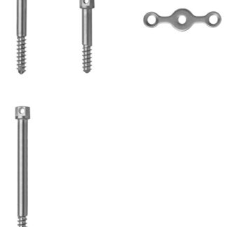 51-581-02-09  ~ POLLEY FIXATIONSPLATTE 2-LOCH ~