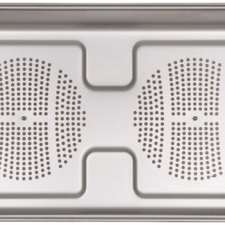 55-243-03-04  ~ Wanne, marSafe, rot, perf., 47x30x16cm ~