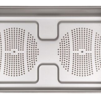 55-283-03-04  ~ Wanne, marSafe, l.grau, perf.,47x30x16cm ~