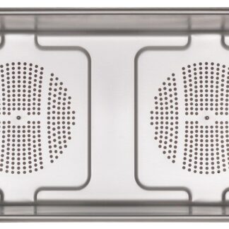 55-285-04-04  ~ Wanne, marSafe, l.grau, perf.,60x30x21cm ~