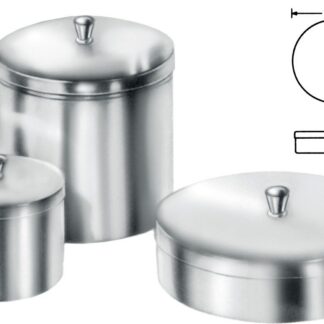 56-431-10-01  ~ RUNDE DOSE, M. KNOPFDECKEL, 100X100 MM ~