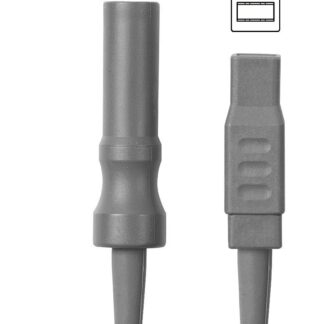 80-286-60-04  ~ Kabel, bip., Stecker eck,gr.Koax4m ERBE ~