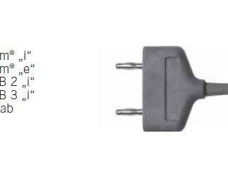 80-287-89-04  ~ KABEL, BIP., 2 PIN, 3M ~