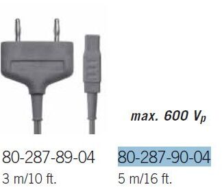 80-287-90-04  ~ KABEL, BIP., 2 PIN, 5M ~
