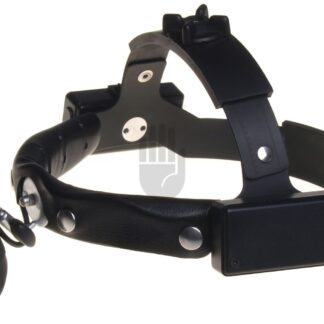HB0118  ~ LED Stirnlampe, stufenlos einstellbarer Stirnreif schwarz, Li-Ion Akku, 700mA, Gesamtgewicht  350g (mit Akku) ~