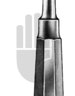 HB3616-02  ~ Doyen Raspatorium, links gebogen, 17cm ~