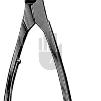 HB3730  ~ Lambotte Knochenhaltezange, rechtswärts gebogen, 19cm ~