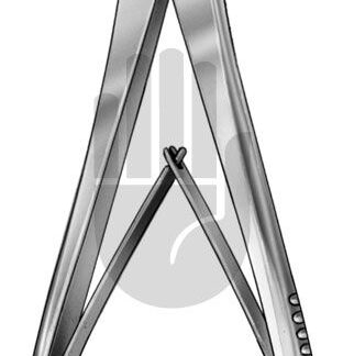 HB3754-23  ~ Röttgen-Ruskin Hohlmeisselzange, gerade, 23cm ~