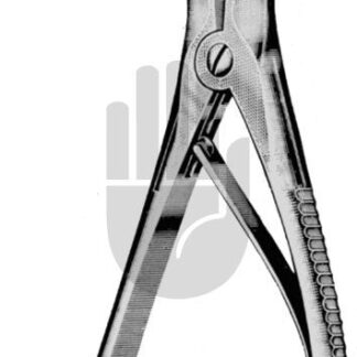 HB3758-08  ~ Leksell-Stille Hohlmeissel- zange, 8mm, 24cm ~