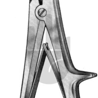 HB3758-23  ~ Stille Hohlmeisselzange, 7mm, 23cm ~