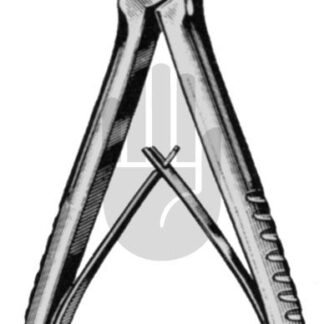 HB3766  ~ Blumenthal Hohlmeisselzange, 90  gebogen, 15,5cm ~