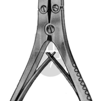 HB3848  ~ Böhler Knochensplitterzange, nach hinten gebogen, 15cm ~