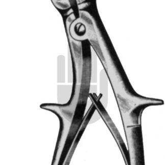 HB3854  ~ Semb Knochensplitterzange, seitwärts gebogen, 23cm ~