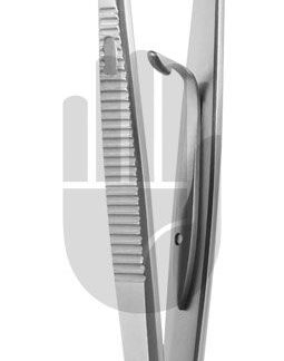 HB3929-02  ~ Biemer Anlegepinzette mit Schloss, 14,5cm ~