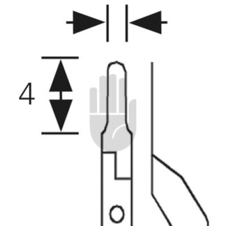 HB3930-11  ~ Gefäßclip nach Mehdorn, 1,4mm, 4mm, 0,10-0,15N, 15-20g ~