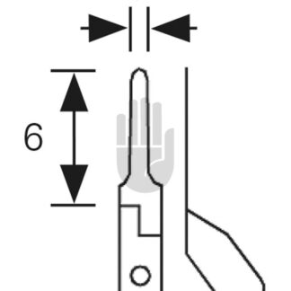 HB3930-12  ~ Gefäßclip nach Mehdorn, 1mm, 6mm, 0,15-0,20N, 10-15g ~