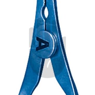 HB3937-01  ~ Glover TITAN Bulldogklemme, Vene, gebogen, 3,0cm ~