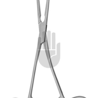HB3943-02  ~ DeBakey Mehrzweckklemme, Kinder-Modelle, gebogen, 17cm, DeBakey Zahnung ~