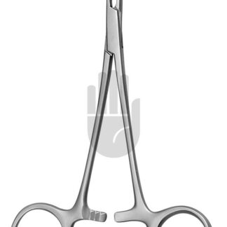 HB3948-01  ~ DeBakey-Mosquito Gefäßklemme, 20mm, gerade 12,5cm, DeBakey Zahnung ~