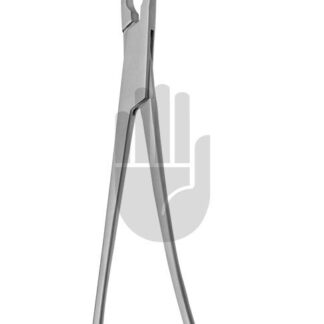 HB3967-03  ~ DeBakey atraumatische Gefäßklemme gebogen, 88mm, 26cm, DeBakey Zahnung ~