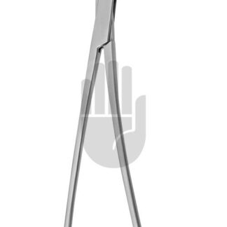 HB3968-01  ~ DeBakey-Satinsky atraumatische Gefäß- klemme, gebogen, 3,3cm 0,9cm, 24cm, DeBakey Zahnung ~