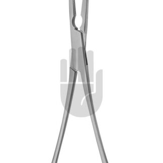 HB3969-01  ~ DeBakey Venenklemme, gerade, 41mm, 20cm, DeBakey Zahnung ~