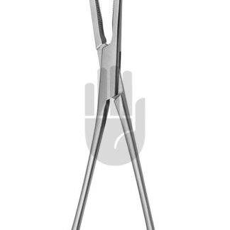 HB3969-03  ~ DeBakey Venenklemme, 15  gebogen, 50mm, 16,5cm, DeBakey Zahnung ~