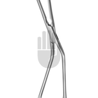 HB3978-01  ~ DeBakey Peripheralklemme, 60  gebogen, 65mm, 20cm, DeBakey Zahnung ~