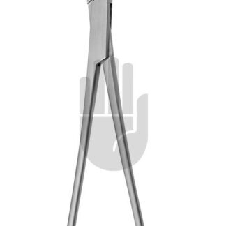 HB3983-01  ~ Lees Venenklemme, Venenklemme gebogen, 111mm, 25cm, DeBakey Zahnung ~