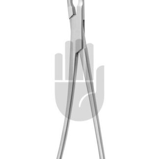 HB3987-04  ~ DeBakey Venenklemme, gebogen, 140mm, 33cm, DeBakey Zahnung ~