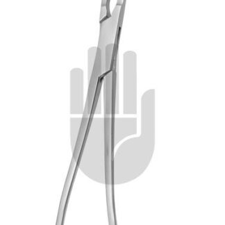 HB3988-01  ~ DeBakey Venenklemme, gebogen, 115mm, 30cm, DeBakey Zahnung ~