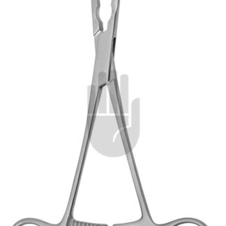 HB3990-01  ~ Subramanian Venenklemme, 70  gebogen, 53mm, 15,5cm, DeBakey Zahnung ~