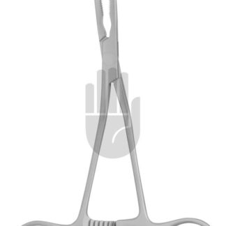 HB4002-02  ~ Cooley Bulldogklemme, mit Ringgriff, gerade, 40mm, 14,0cm, Cooley Zahnung ~