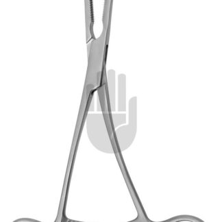 HB4009-04  ~ Cooley Venenklemme, gebogen, 17,5cm, Cooley Zahnung ~