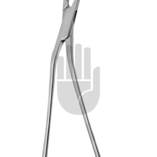 HB4010-01  ~ Cooley Venenklemme, gebogen, 74mm, 26cm, Cooley Zahnung ~