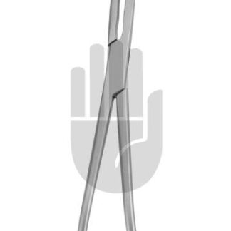 HB4024-01  ~ Cooley Venenklemme, gebogen, 130mm, 32cm, 3 3 Zahnreihen ~